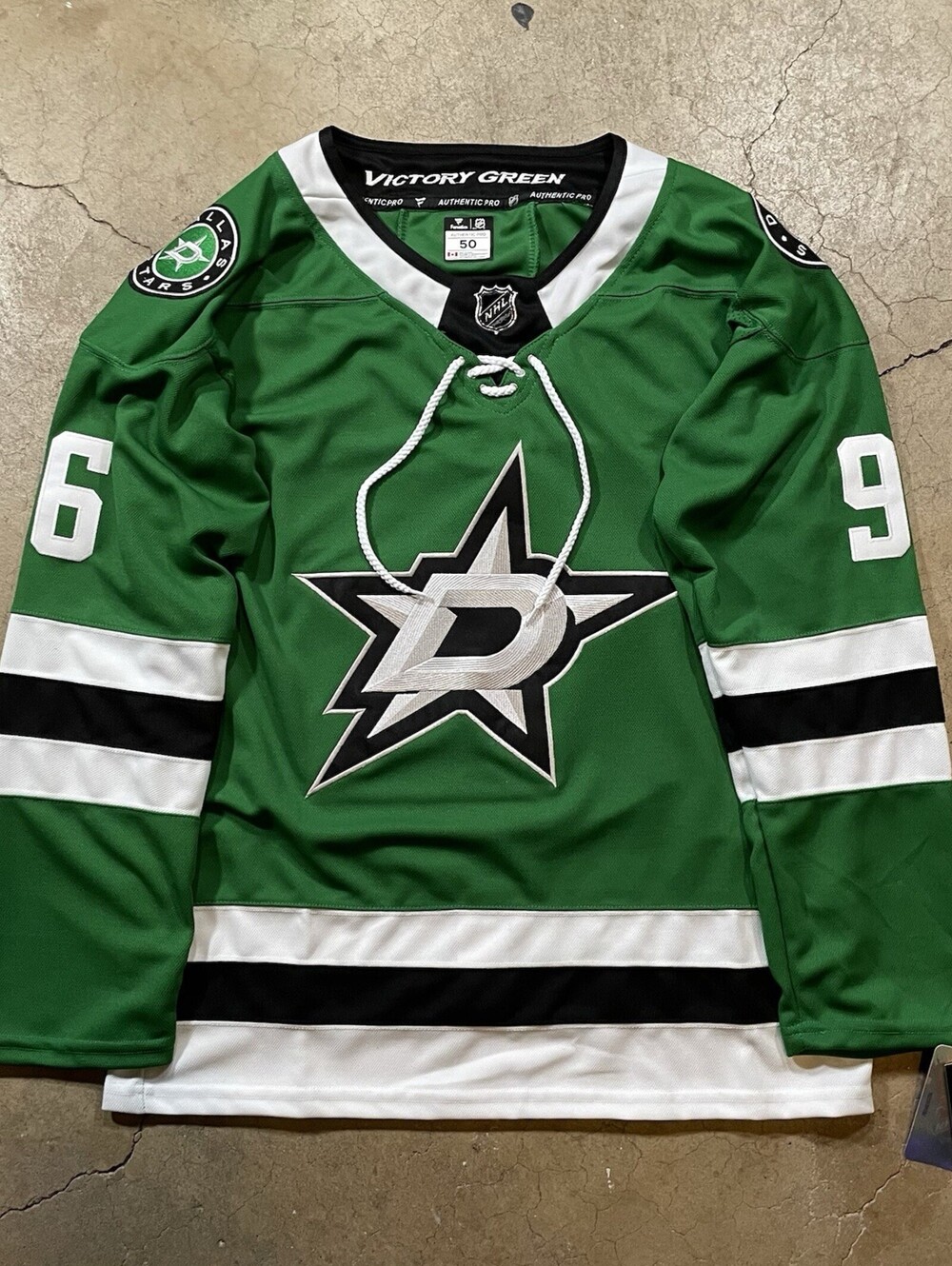 Mikko Rantanen #96 Dallas Stars Victory Green Size 54 XL Jersey